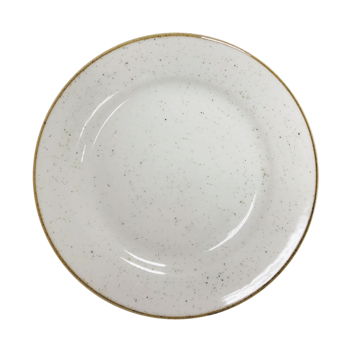 Picture of Winco PA1605902912 12.25 in. Rolled Edge Grey Artisan Plate, Brown Artisan, Beige Artisan - 2 Dozen