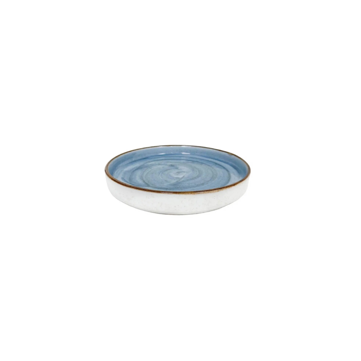 Picture of Winco PA1604990412 5.9 in. Blue Porcelain Tea Saucer, Corona Artisan Blue - 2 Dozen
