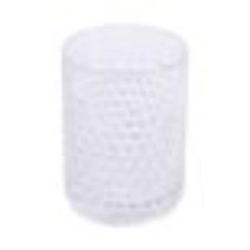 Picture of Winco HX-14R-CL 14 oz - 14.75 oz Rim-Full - 3.25 in. Dia. Double Rocks, 4.4 in., G.E.T. Huxley - Clear