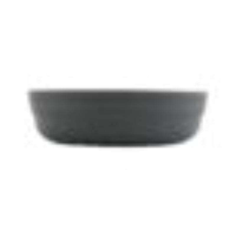 Picture of Winco RB-2-7-WM-GRM 24 oz Stackable Low Street Melamine Bowl - 30 oz Rim Full, 7 in. Dia. - White Matte Inside & Grey Matte Outside, G.E.T. - Roca Balance