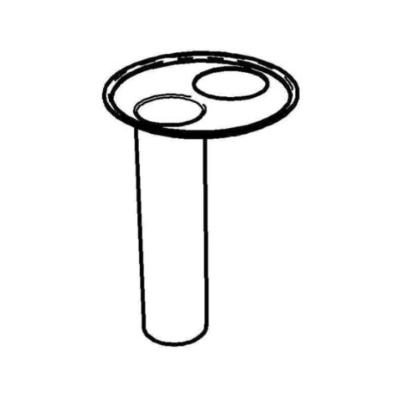 Picture of Winco 3170215 Replacement Crushed Ice Tube for Elegance Juice Dispenser - Frilich 3CR007 - Stainless Steel