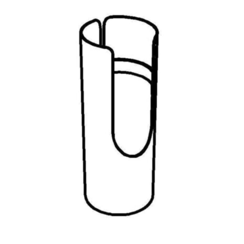 Picture of Winco 3178171 Replacement Stainless Steel Bottom Tube for Rotary Cereal & Dry Food Dispenser - Frilich 3GE004