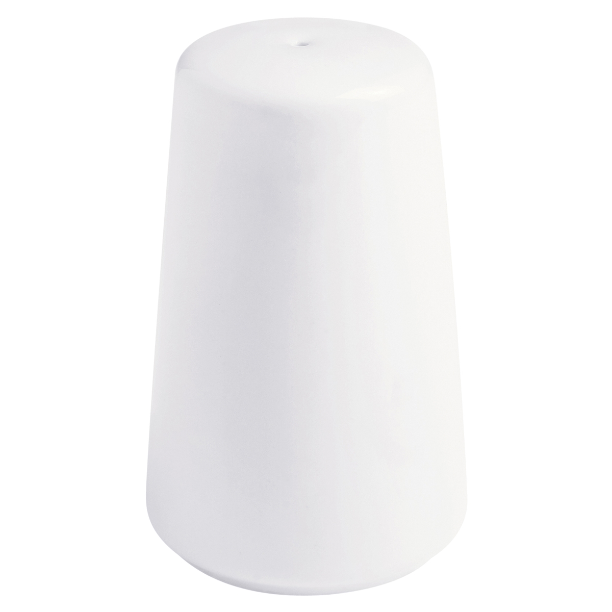 Picture of Winco PA1101709912 2.5 oz Bright White Porcelain Pepper Shaker, 3.25 in. Tall, Corona Actualite - 1 Dozen