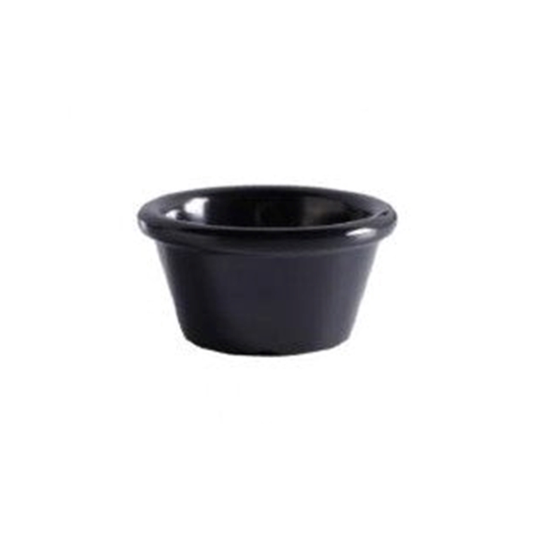 Picture of Winco PM1044627224I Salsa Bowl - 67CC Melamina Black - 6 Each