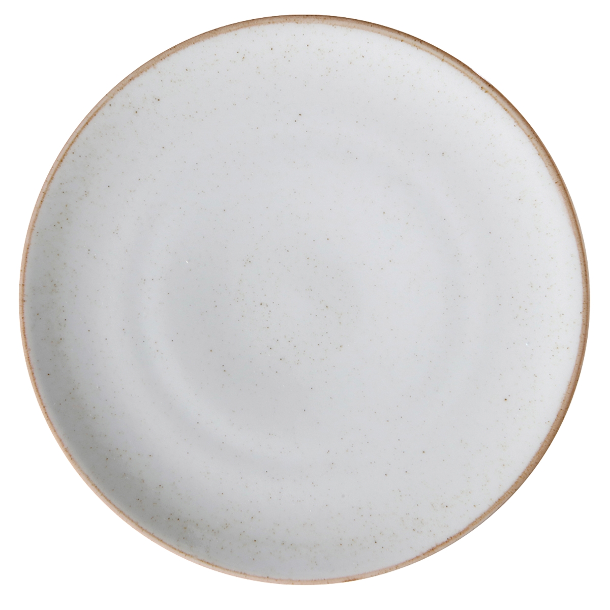 Picture of Winco PA1605711724 7 in. Beige Porcelain Coupe Plate, Corona Beige Artisan - 2 Dozen