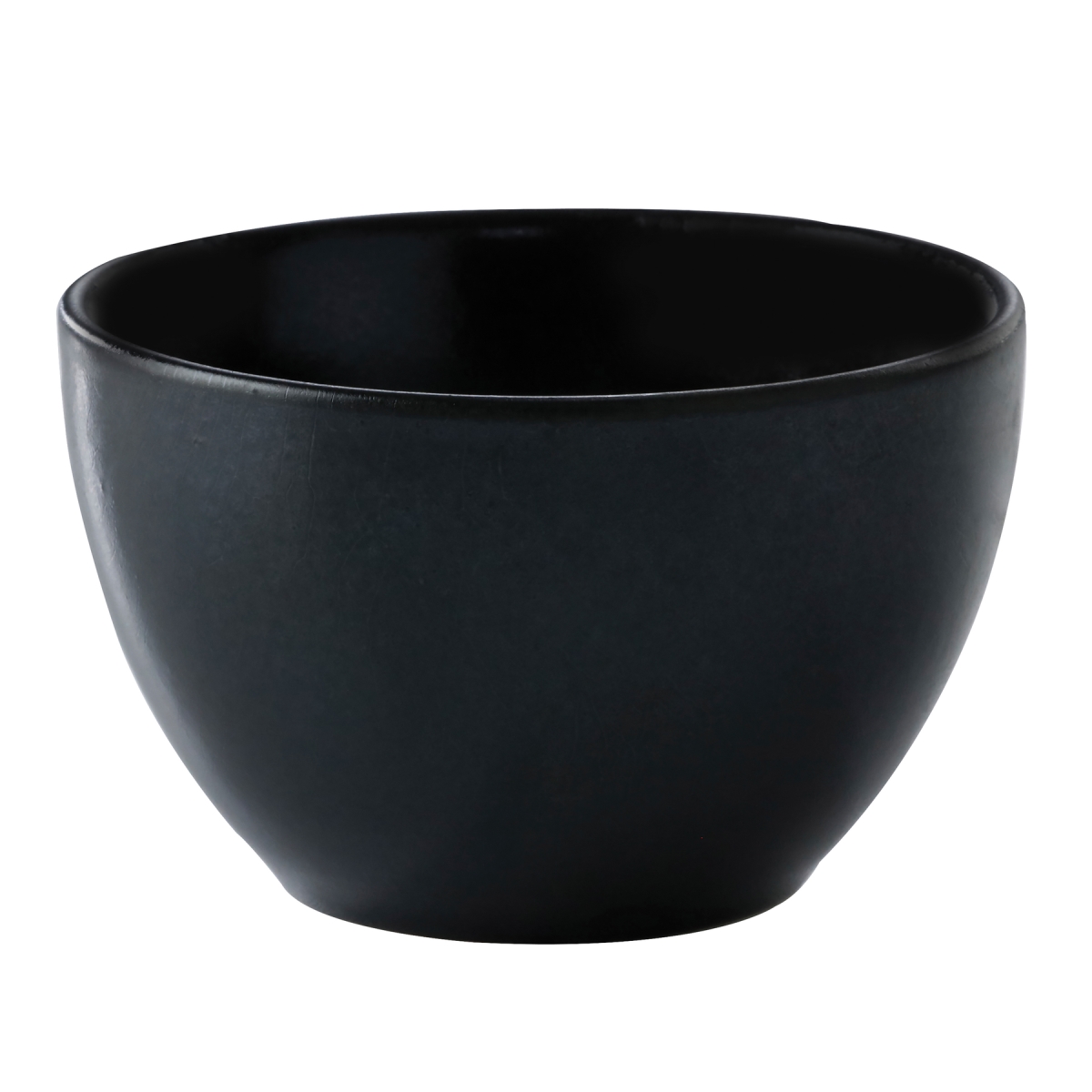 Picture of Winco PP1941904524 8.8 oz Black Reactive Glaze Porcelain Bouillon Cup, 4 in. Dia., Corona Cosmos Pluto - 2 Dozen