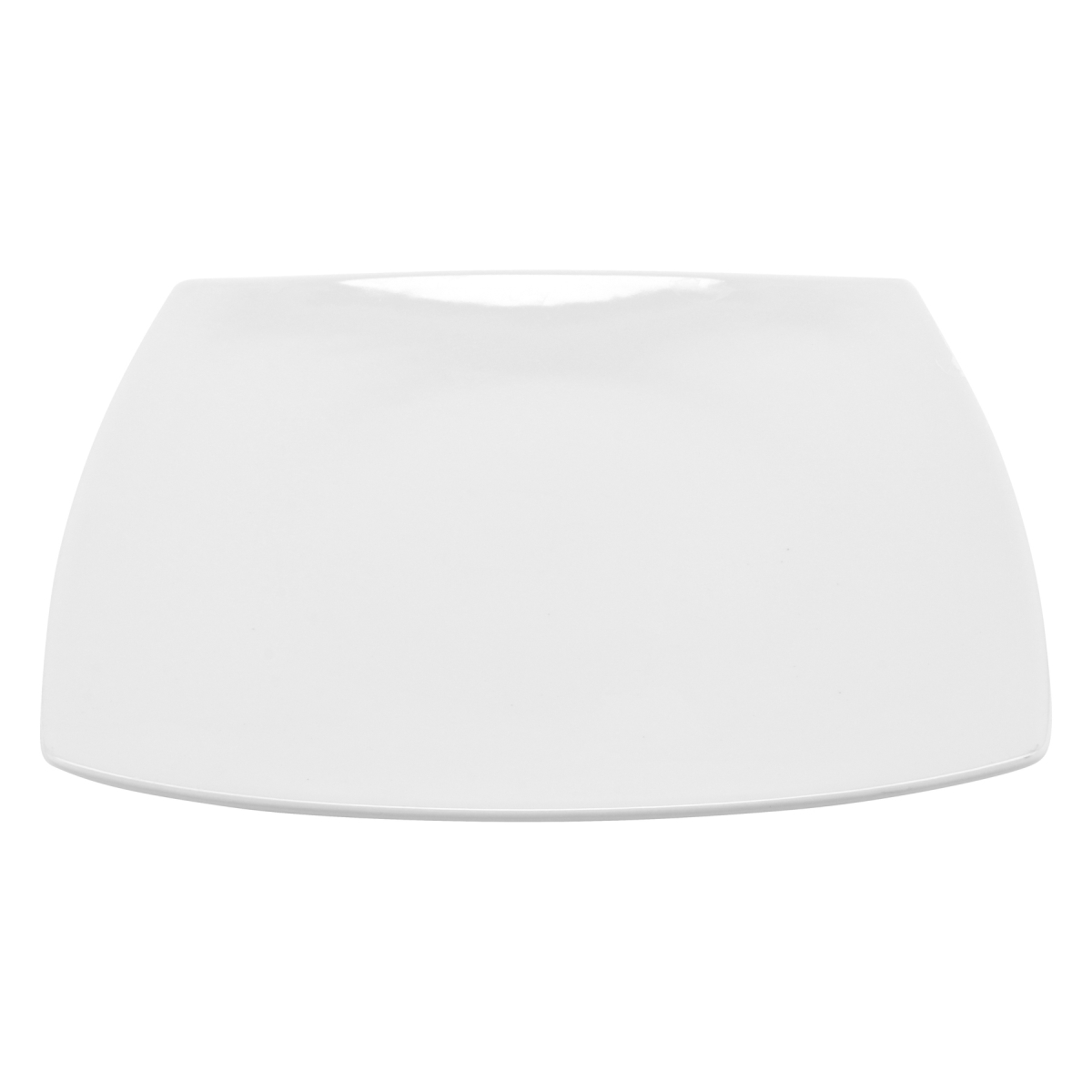 Picture of Winco PA1101912812 10.63 x 10.63 in. Bright White Porcelain Plate, Corona Asia - 1 Dozen