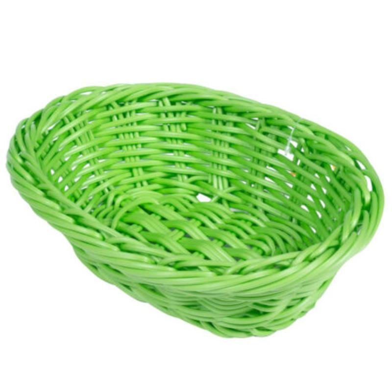 Picture of Winco WB-1503-G 9 x 6.75 in. Oval Basket, 2.5 in. Deep - Green