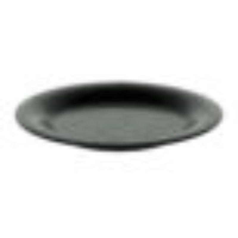 Picture of Winco WP-9-EW-BK 9 in. Wide Rim Plate, Etchedware - Textured Black