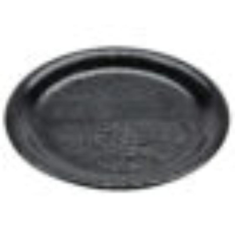 Picture of Winco NP-6-BK 6.5 in. Narrow Rim Plate - Textured Black