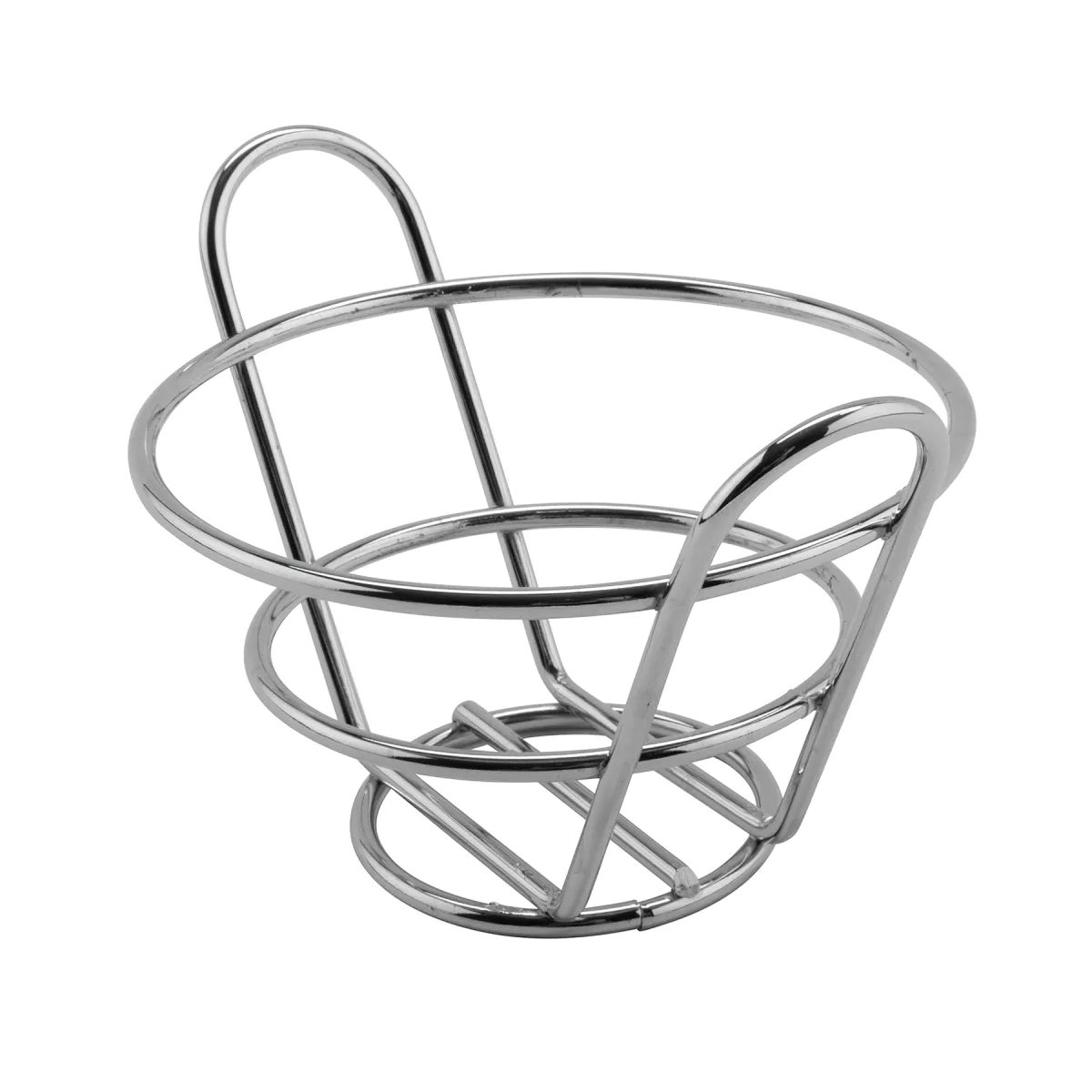Picture of Winco 4-22770 4.5 in. Bucket Basket, 2.5 in. Tall - Chrome - Each 24