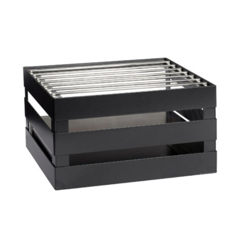 Picture of Winco CH-HALF-MG Half Size Metal Grey Crate Frame, 14.5 x 11.75 in., 8.25 in. Tall