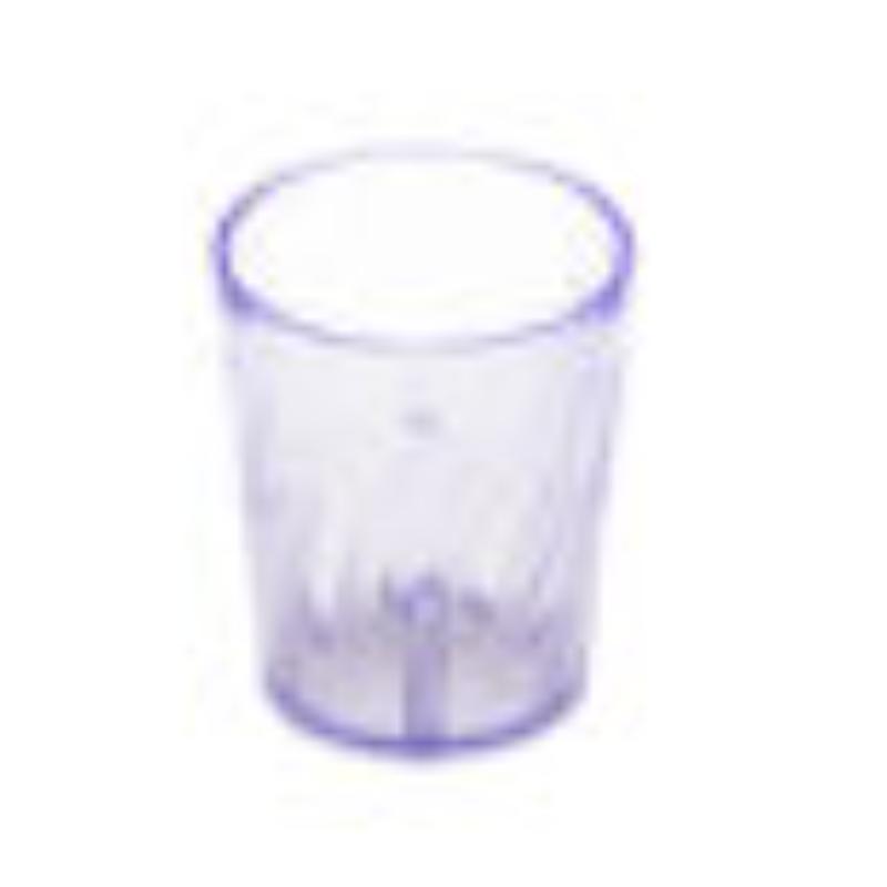 Picture of Winco 2206-1-BL 6 oz - 6.6 oz Rim-Full, 2.63 in. Juice, 3.13 in. Tall - Blue