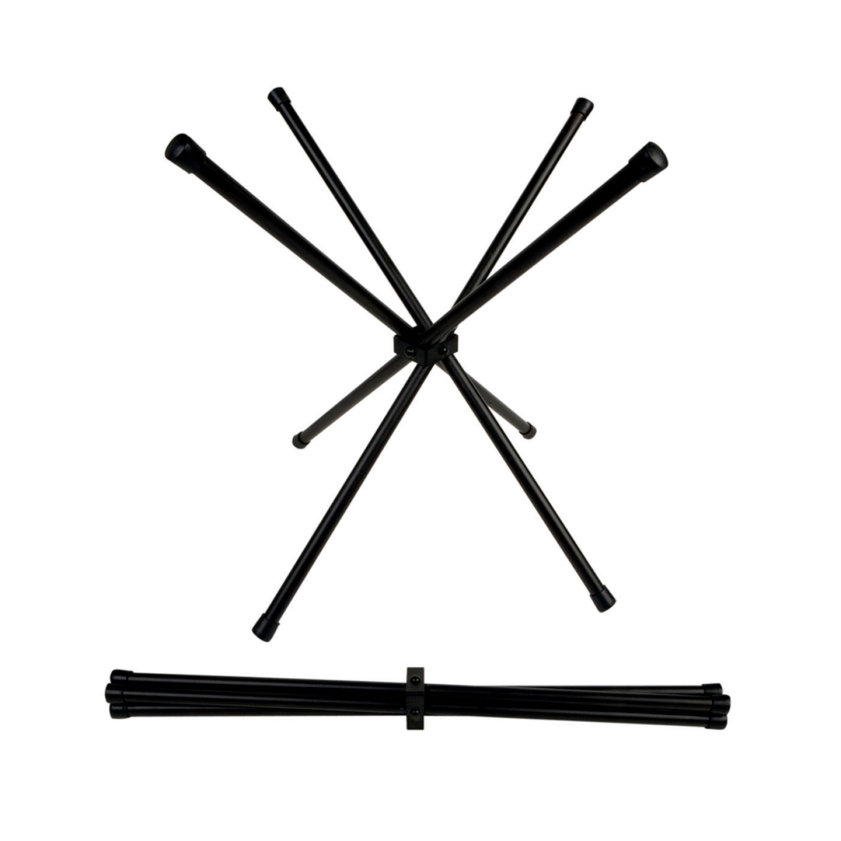 Picture of Winco WX04 21 in. Black Powder Coated Aluminum Folding Chopsticks Stand