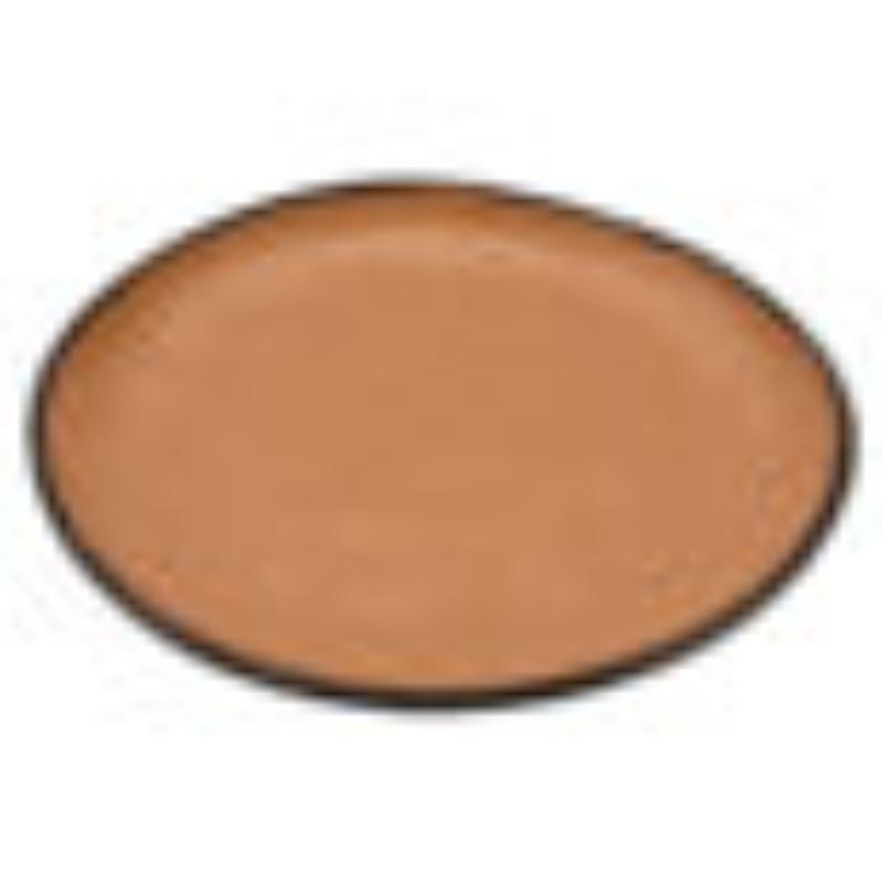 Picture of Winco CS-100-TP 10.5 in. Speckled Taupe Melamine Round Coupe Dinner Plate, G.E.T. Pottery Market Matte