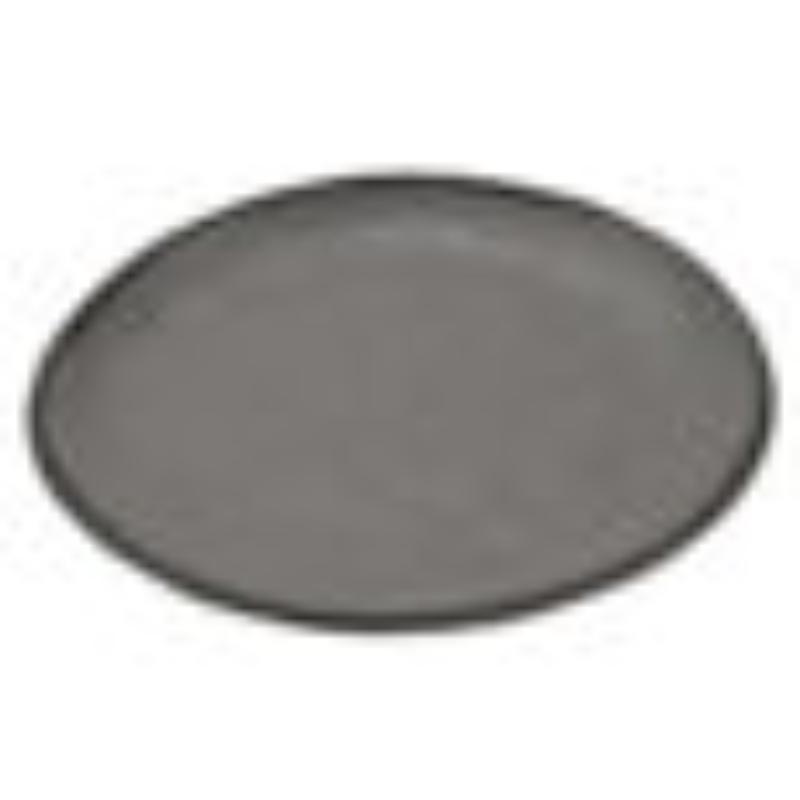 Picture of Winco CS-90-GR 9 in. Speckled Grey Melamine Small Round Coupe Dinner Plate, G.E.T. Pottery Market Matte