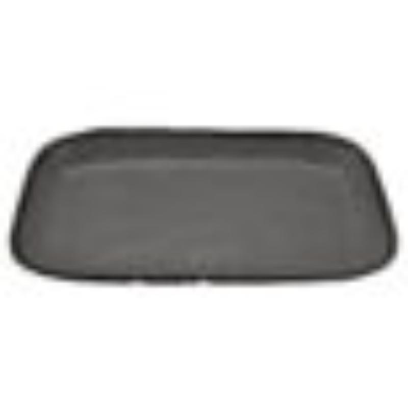 Picture of Winco CS-1170-GR 12 x 7.5 in. Speckled Grey Melamine Rectangular Dinner Plate, G.E.T. Pottery Market Matte