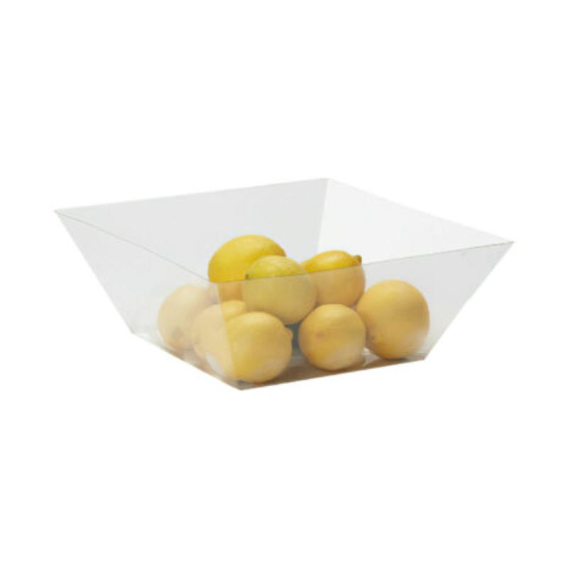 Picture of Winco PL-09-CL Plastic Liner for 9 in. Square Bowl, 48 Piece - Natural