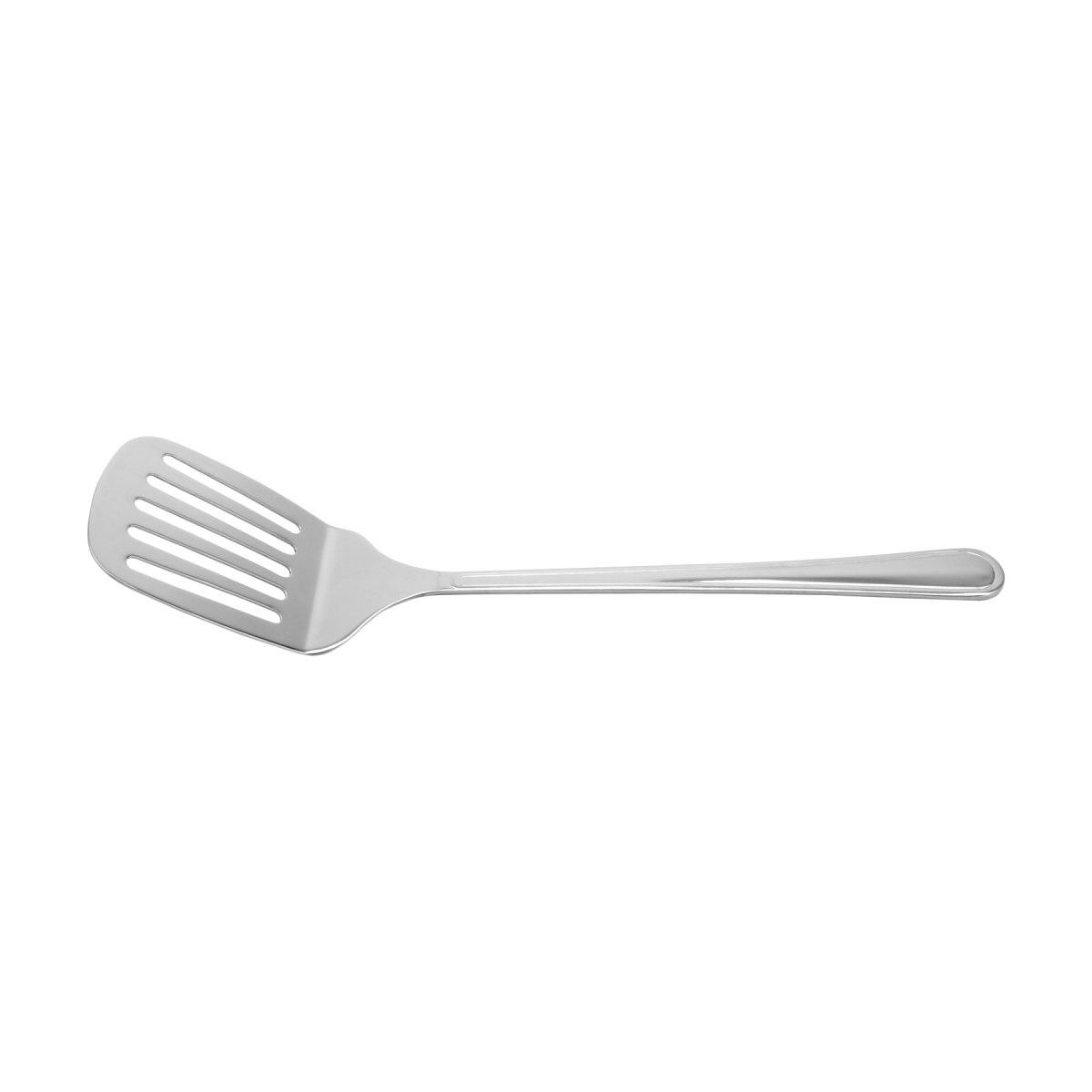 Picture of Winco BSRIM-15 13 in. Stainless Steel Slotted Spatula & Turner with Mirror Finish - Each 12