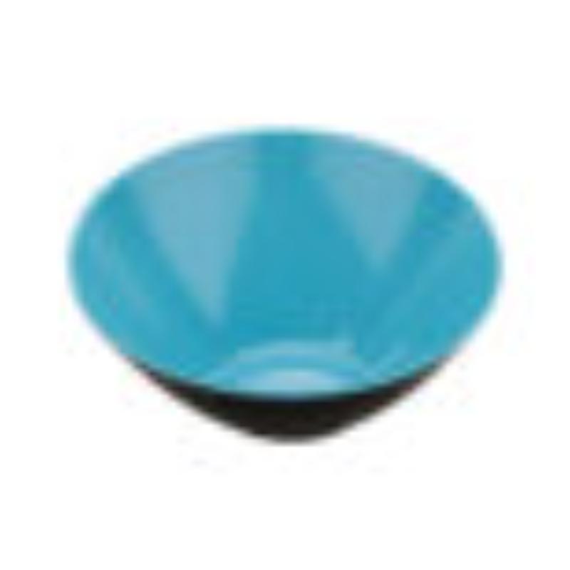 Picture of Winco B-789-BL-BK 1.1 qt. - 1.7 qt. Rim-Full - 10 in. Cascading Bowl, 5 in. Deep - Blue & Black