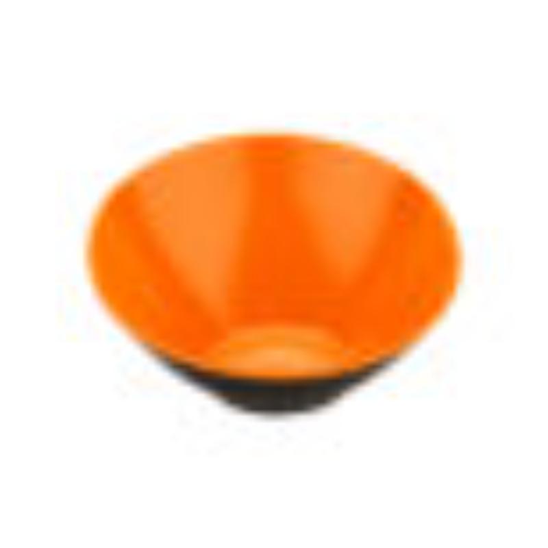 Picture of Winco B-788-OR-BK 16 oz - 28.5 oz Rim-Full, 8 in. Cascading Bowl, 3.25 in. Deep - Black & Orange