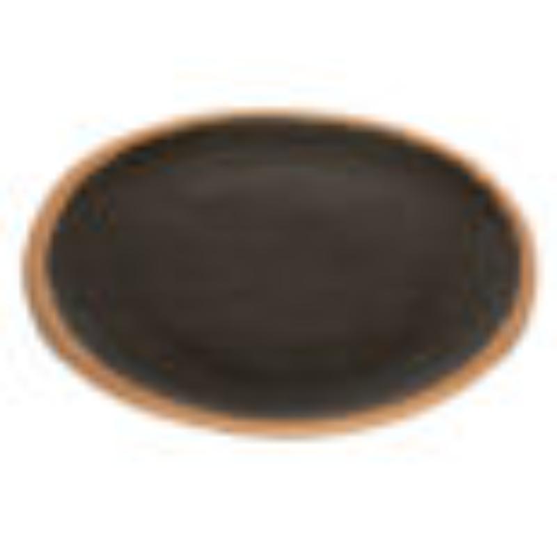 Picture of Winco P-90-BR 9 in. Brown Melamine Small Round Dinner Plate, G.E.T. Pottery Market Glazed