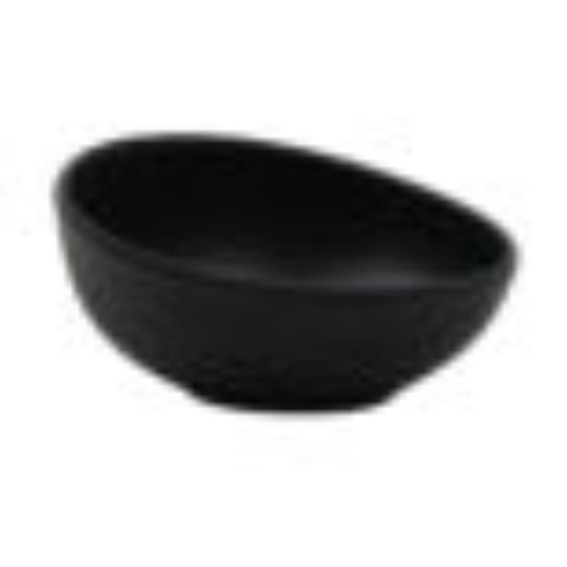 Picture of Winco B-401-DG 1.5 oz Dark Grey Melamine Ramekin & Small Oval Sauce Cup - 2 oz Rim-Full, 1 in. - 1.6 in., 3.5 x 3 in., 1 in. Deep, G.E.T. Riverstone