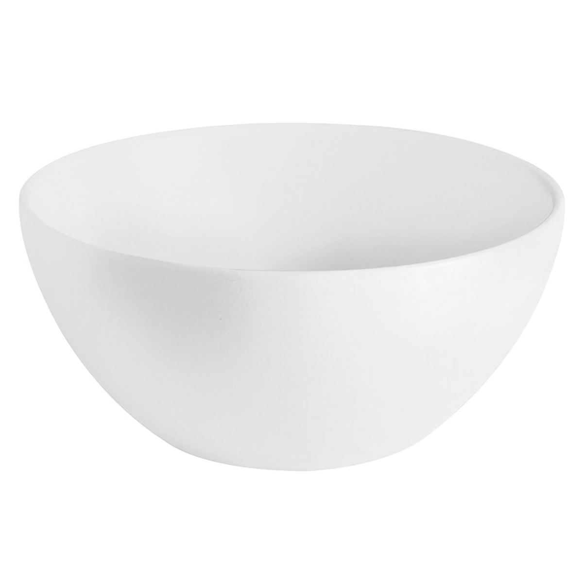 Picture of Winco PA1101823012 15 oz Bright White Porcelain Cereal & Soup Bowl, 5.5 in. Top Dia., 2.1 in. Tall, Corona Actualite - 1 Dozen