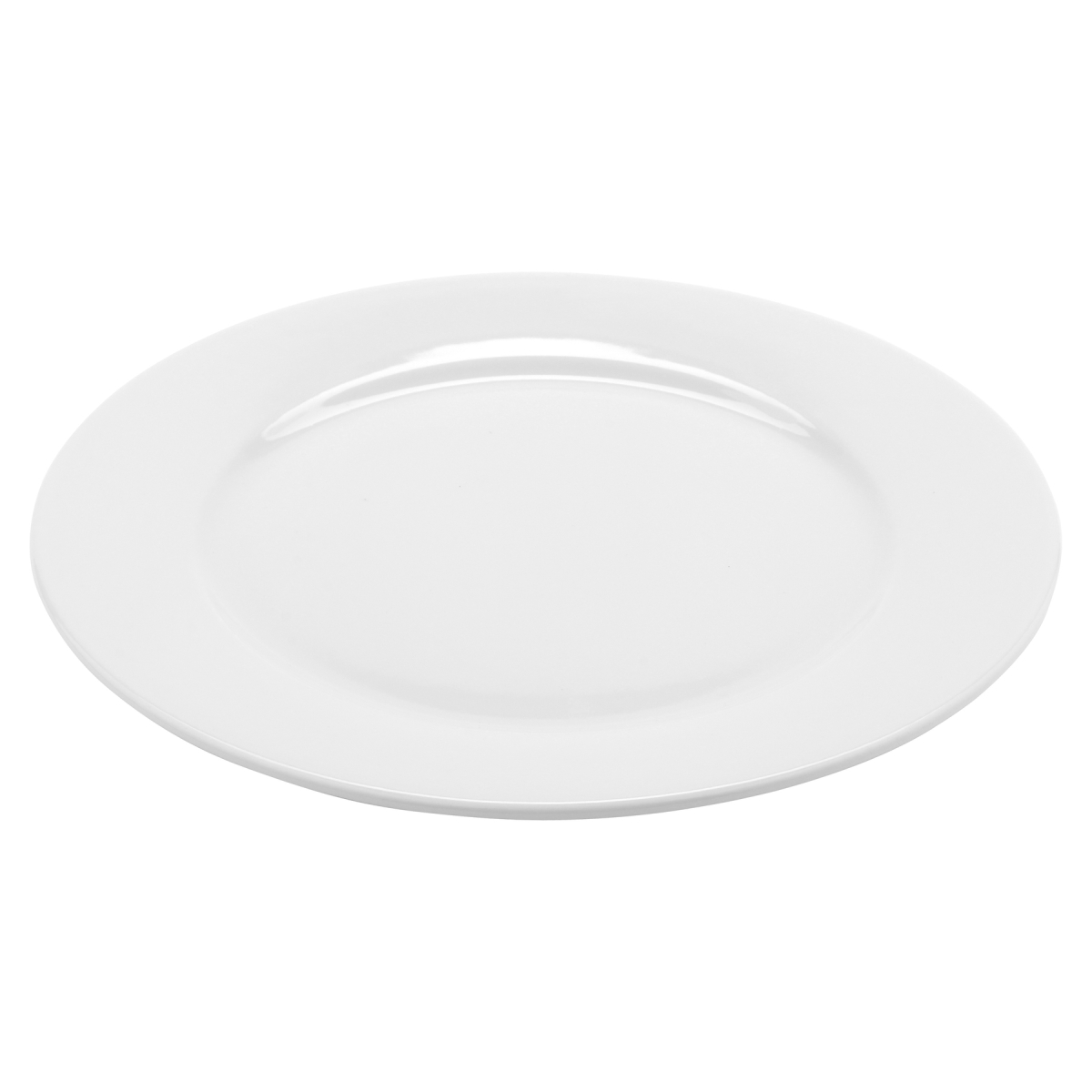 Picture of Winco PA1101902724 10.63 in. Bright White Porcelain Rolled Edge Plate, Corona Actualite - 2 Dozen
