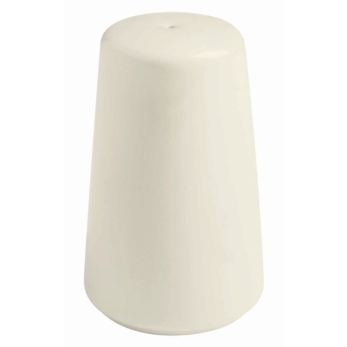 Picture of Winco PP1100709912 2.5 oz Cream White Porcelain Pepper Shaker, 3.25 in. Tall, Corona Americana - 1 Dozen