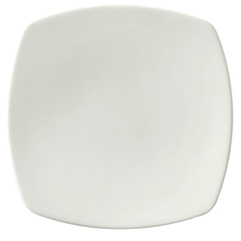 Picture of Winco PA1101912024 8 x 8 in. Bright White Porcelain Plate, Corona Asia