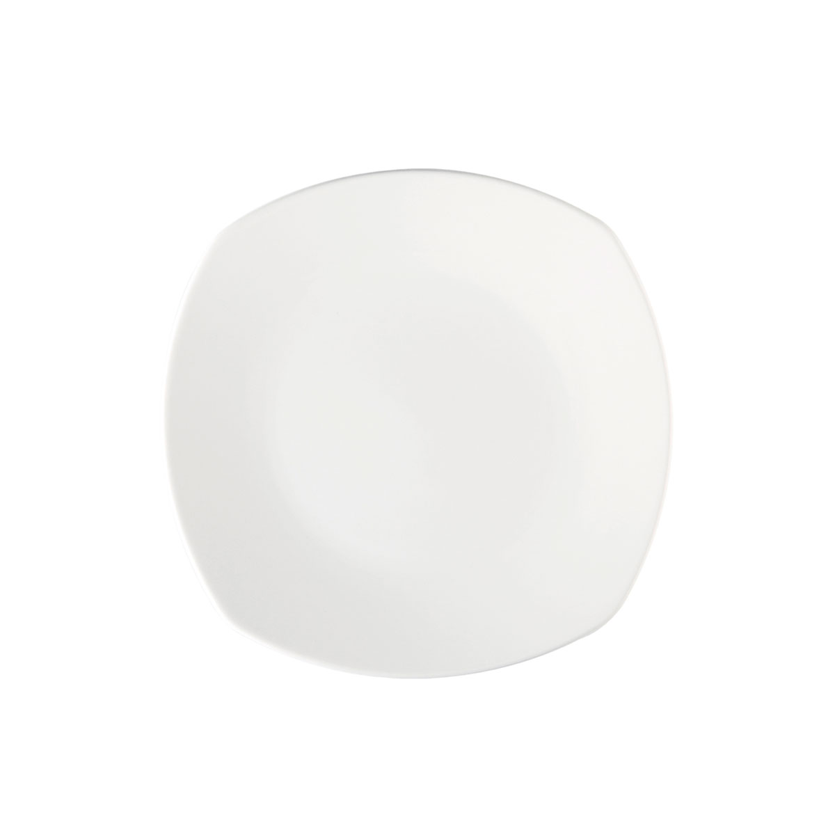 Picture of Winco PL1100182412 Pando 24.4 cm Square Block White Plate - 1 Dozen
