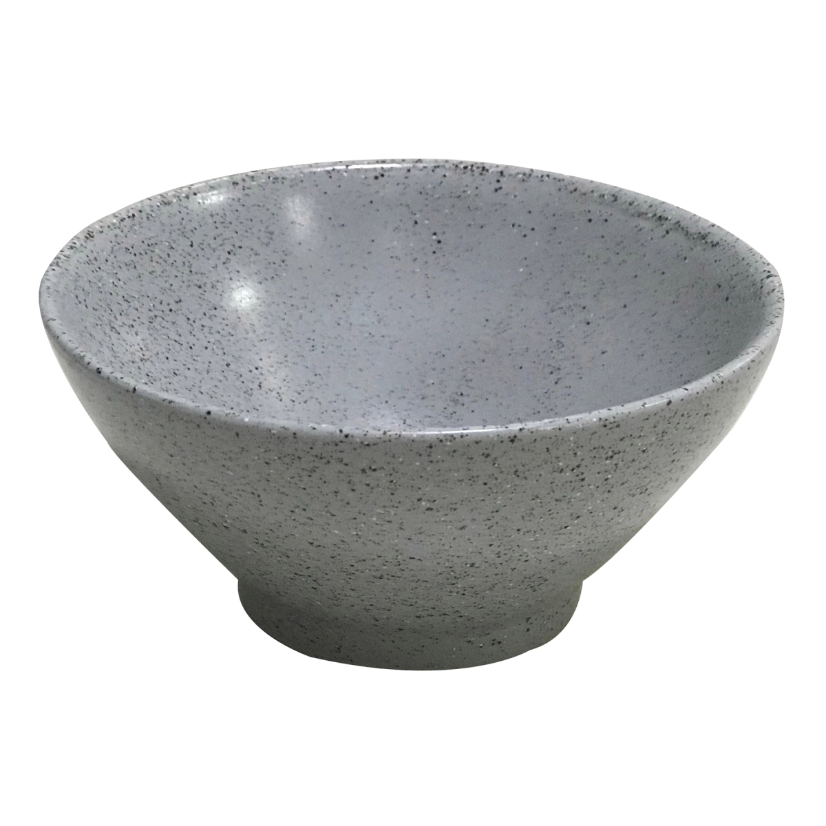 Picture of Winco PP1944924524 11 oz Speckled Grey Reactive Glaze Porcelain Bouillon Cup, 5 in. Dia., Corona Cosmos Moon - 2 Dozen