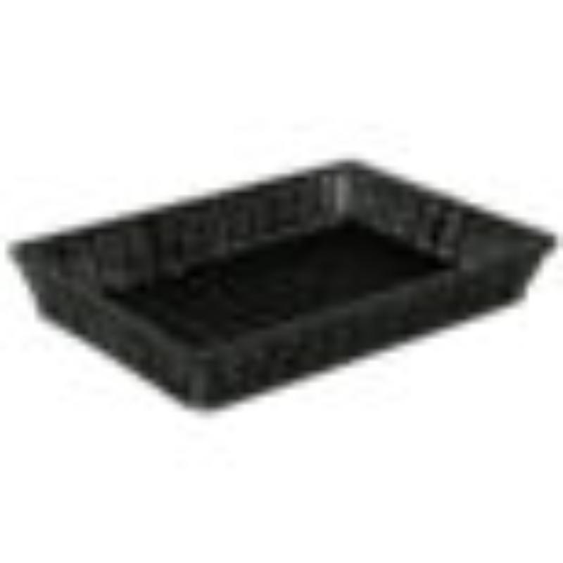Picture of Winco WB-1553-BK 16.25 x 11 in. Rectangular Basket, 2.5 in. Deep - Black