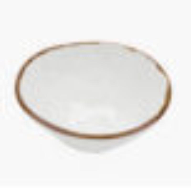 Picture of Winco B-22-RM 22 oz Melamine Irregular Bowl - 24 oz Rim-Full, 6.25 in. Top Dia., 2.75 in. Deep, G.E.T. Rustic Mill