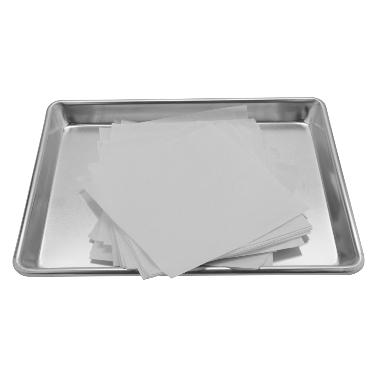 Picture of Winco 4-T250 7 x 7 in. Food-Safe Double-Open Bag & Wire Cone Basket Liner & Deli Wrap, White, 250 Piece