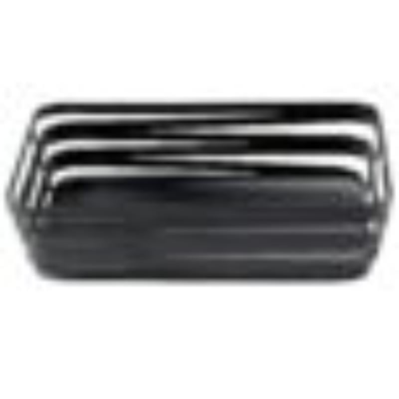 Picture of Winco WB-982-MG 9 x 7 in. Rectangular Metal Grey Wire Food Serving Basket, Cyclone, 2.25 in. Tall