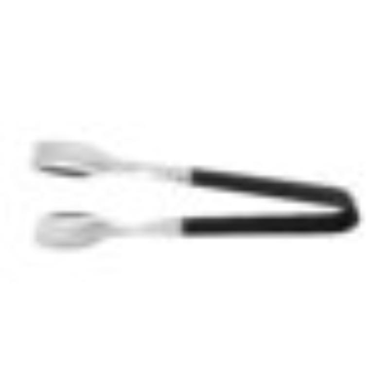 Picture of Winco BSRIM-71-BK 12 in. Stainless Steel Tong with Mirror Finish & Cool-Grip Handle - Black