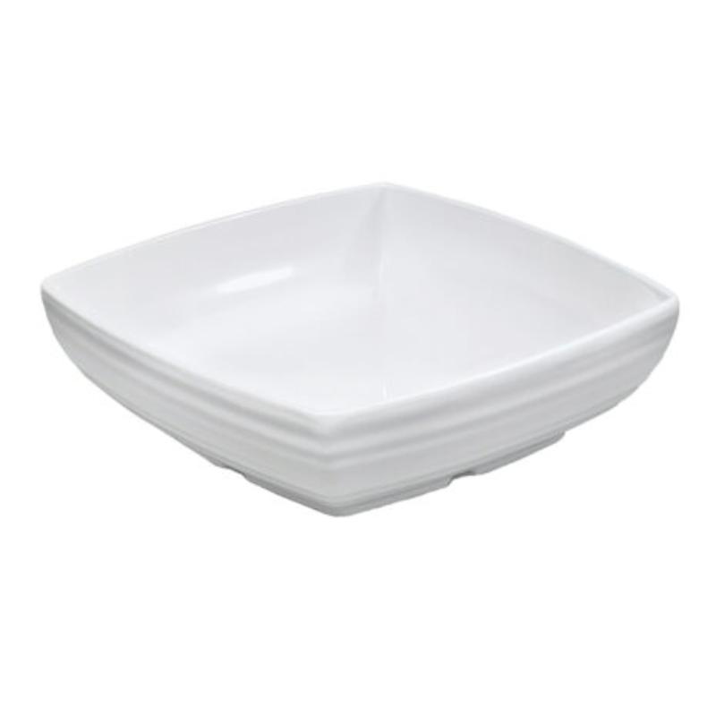 Picture of Winco ML-66-W 1.75 qt. - 1.8 qt. Rim-Full - 8 in. Square Bowl, 2.75 in. Deep - White