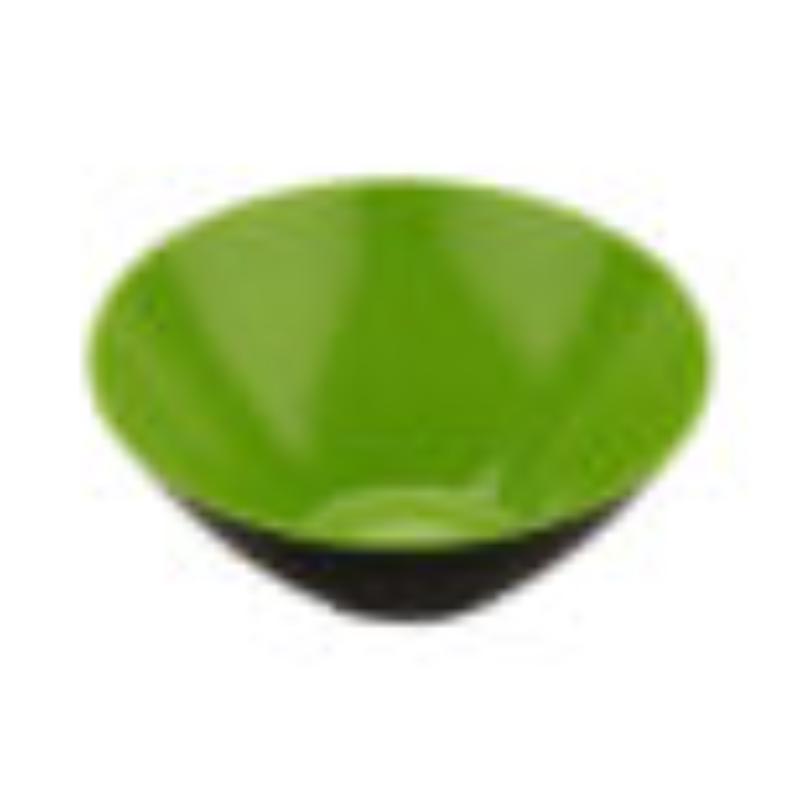 Picture of Winco B-789-G-BK 1.1 qt. - 1.7 qt. Rim-Full - 10 in. Cascading Bowl, 5 in. Deep - Green with Black Interior