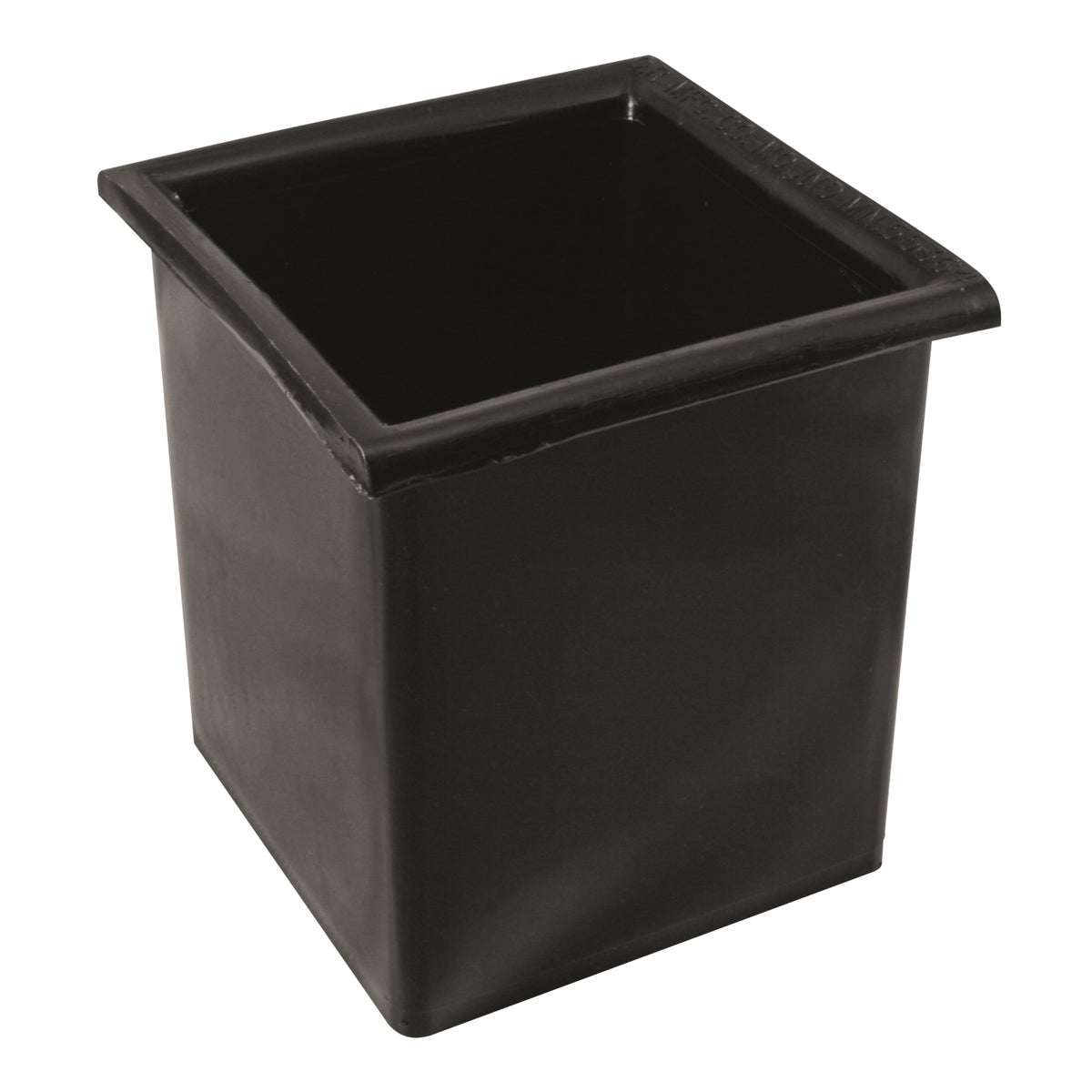 Picture of Winco CR-2401 Bar Maid, Bottle Well, Square, Black, Polyethylene