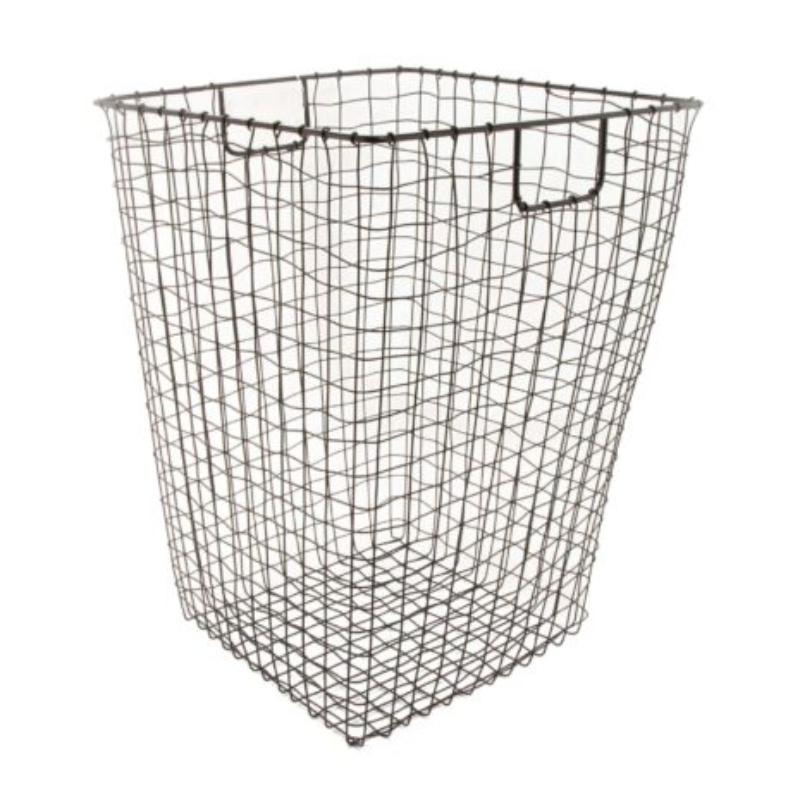Picture of Winco WB-301-MG 16.5 x 25 in., Iron Powder Coated, Gun Metal Grey, Square Basket, G.E.T. Breeze Baskets