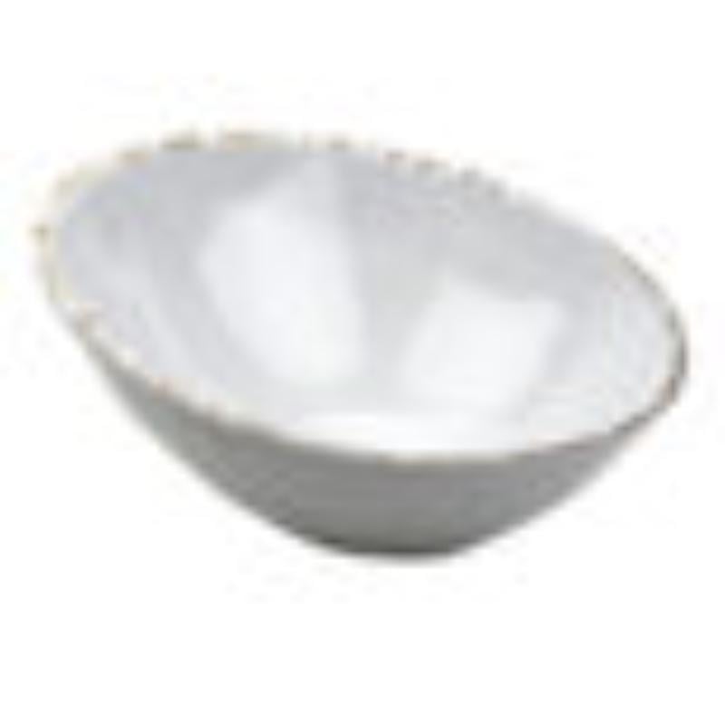 Picture of Winco B-792-UM 24 oz Melamine Irregular Cascading Bowl - 1.3 qt. Rim-Full - 9.25 in. Top Dia. 2.75 in. Tall Front - 4.75 in. Tall Back - G.E.T. Urban Mill