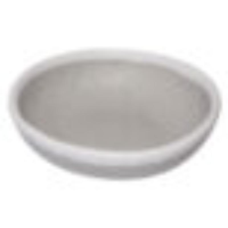 Picture of Winco B-55-DVG 4.5 oz Dove Grey Melamine Ramekin, Small Round Monkey Dish Bowl - 5 oz Rim-Full, 4.5 in. Top Dia., 1 in. Deep, G.E.T. Pottery Market Glazed