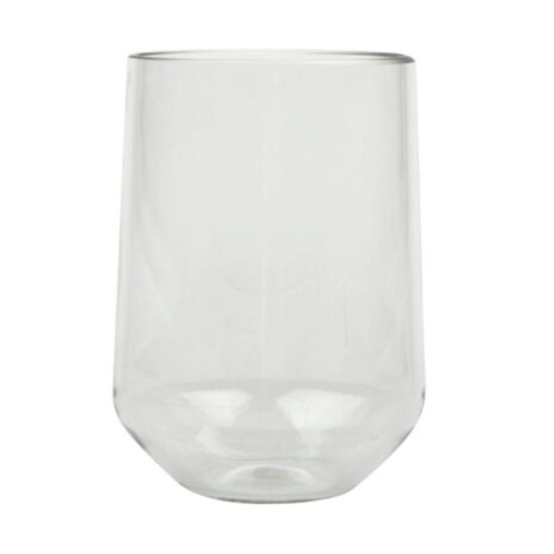 Picture of Winco SW-2003-CL 12 oz Tritan Clear Wide Base Tumbler - 13 oz Rim-Full&#44; 2.875 in. Top Dia.&#44; 4.375 in. Tall&#44; G.E.T. Via