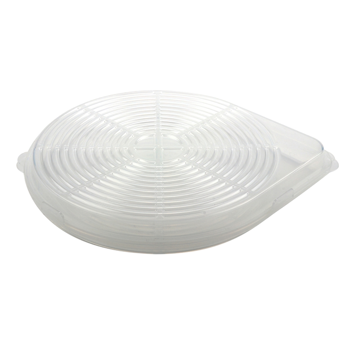 Picture of Winco EC-27-1-CL Whole Pizza Polypropylene Clear Food Reusable Container, 14.21 x 13.94 x 2.21 in., 24 Piece - 2 Piece Assembled - G.E.T. Eco-Takeouts