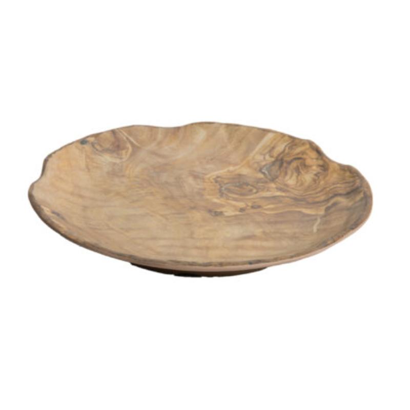 Picture of Winco 15004111036 10 in. Transform Olive Wood Round Melamine Plate - Small - 10 x 10 x 1.4 in., G.E.T., Cheforward