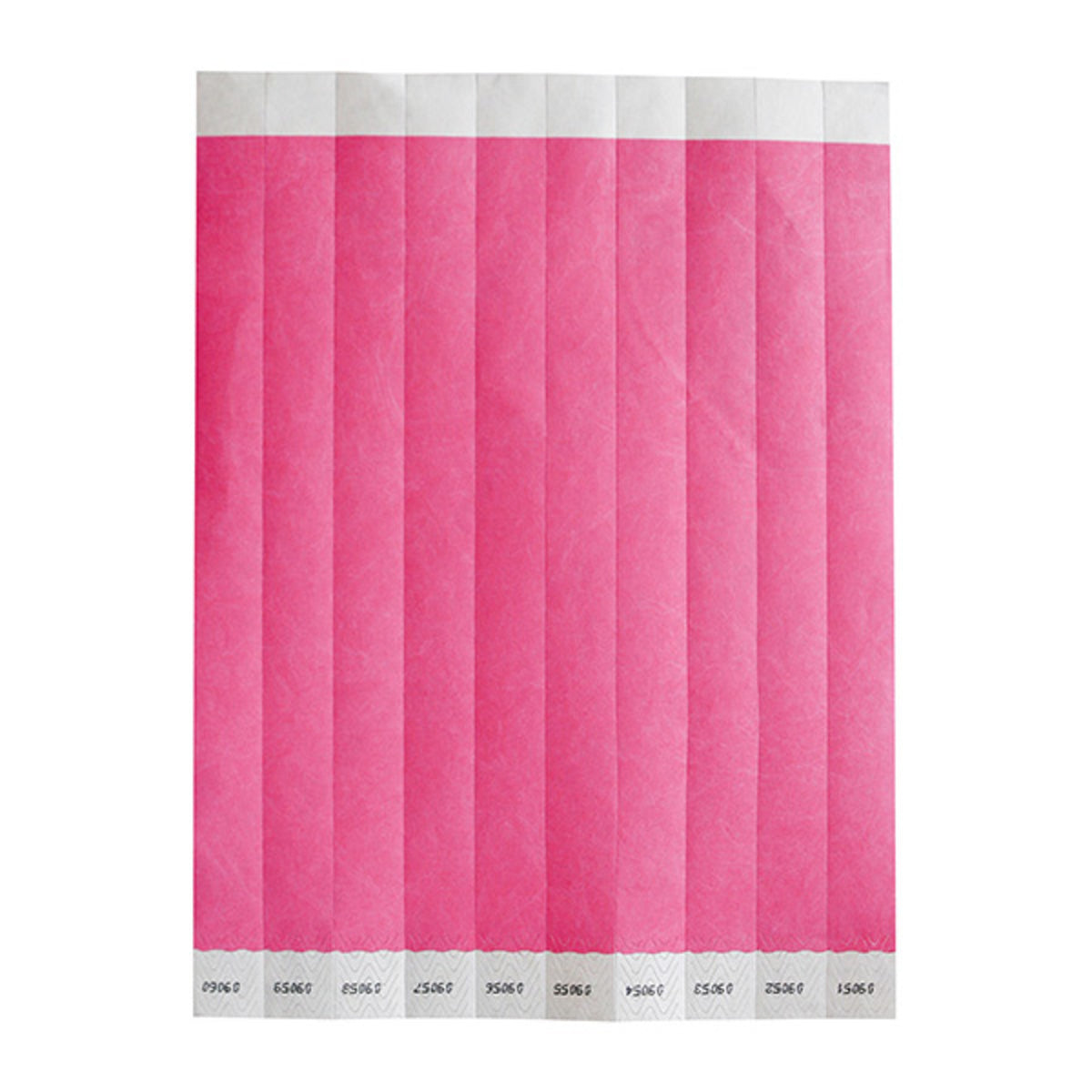 WB-100PI-S Bar Maid Waterproof Tear-Free Wristbands - Pink Solid - 500 Piece