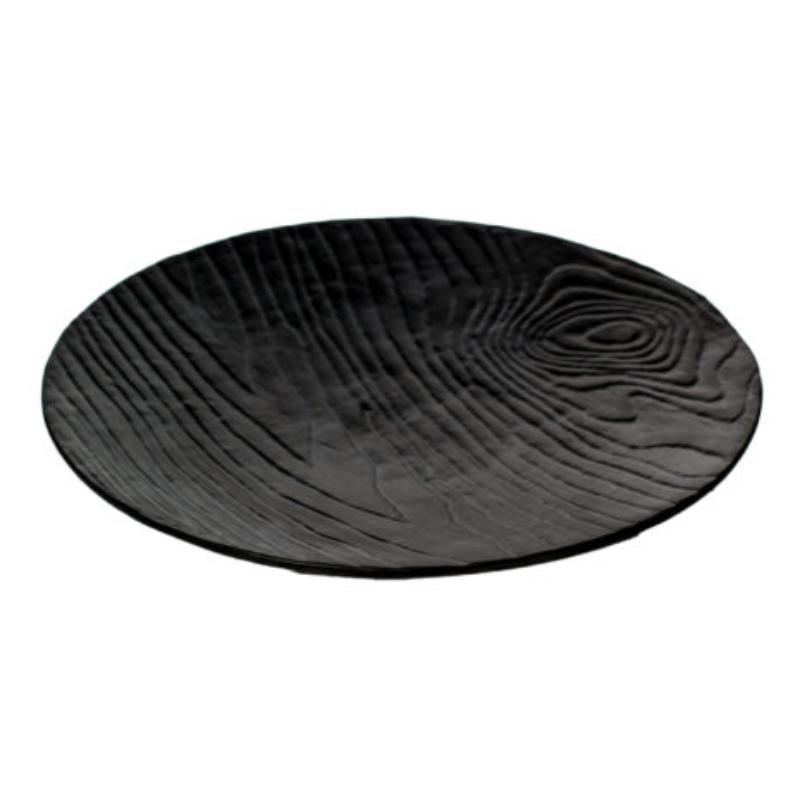 Picture of Winco 15003217001 11.25 in. Sustain Black Round Coupe Melamine Plate, 11.25 x 11.25 x 2 in., G.E.T., Cheforward