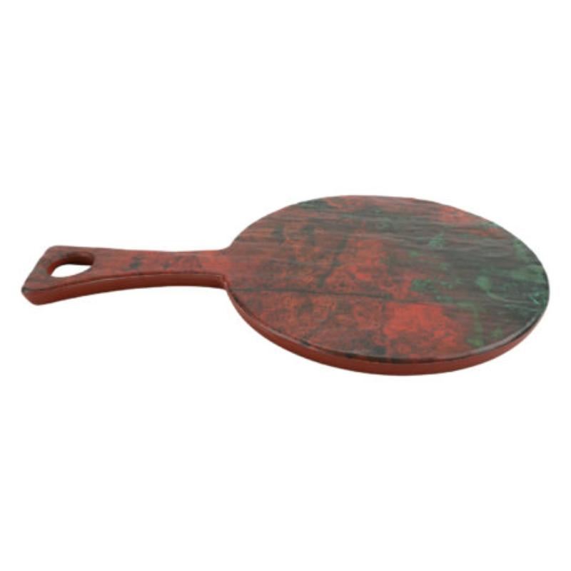 Picture of Winco 15019052038 15.25 in. Lapis Senora Sunrise Round Melamine Board with Handle, 15.25 x 9.63 x 0.5 in., G.E.T., Cheforward
